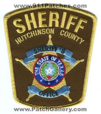 Hutchinson County Sheriff's Office (Texas)
Scan By: PatchGallery.com
Keywords: sheriffs