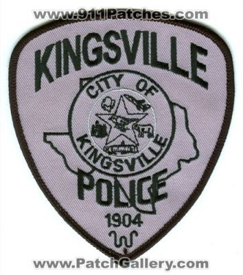 Kingsville Police (Texas)
Scan By: PatchGallery.com
Keywords: city of