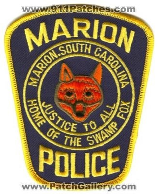 Marion Police (South Carolina)
Scan By: PatchGallery.com
