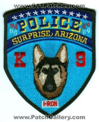 Surprise Police K-9 (Arizona)
Scan By: PatchGallery.com
Keywords: k9