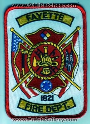 Fayette Fire Department (Alabama)
Thanks to Dave Slade for this scan.
Keywords: dept
