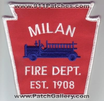 Milan Fire Department (Indiana)
Thanks to Dave Slade for this scan.
Keywords: dept