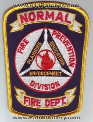 Normal Fire Department Prevention Division (Illinois)
Thanks to Dave Slade for this scan.
Keywords: dept