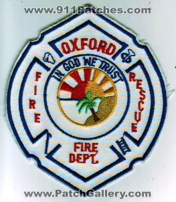 Oxford Fire Department (Florida)
Thanks to Dave Slade for this scan.
Keywords: dept rescue