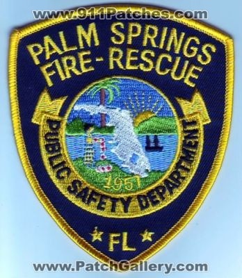 Palm Springs Fire Rescue (Florida)
Thanks to Dave Slade for this scan.
Keywords: public safety department dps