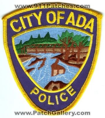 Ada Police (Oklahoma)
Scan By: PatchGallery.com
Keywords: city of