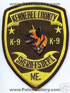 Kennebec County Sheriffs Department K-9 (Maine)
Thanks to apdsgt for this scan.
Keywords: dept k9