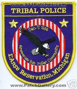L'Anse Reservation Tribal Police (Michigan)
Thanks to apdsgt for this scan.
Keywords: lanse