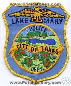 Lake Mary Police Department (Florida)
Thanks to apdsgt for this scan.
Keywords: dept