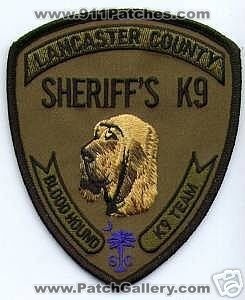 Lancaster County Sheriff's Bloodhound K-9 Team (South Carolina)
Thanks to apdsgt for this scan.
Keywords: sheriffs k9