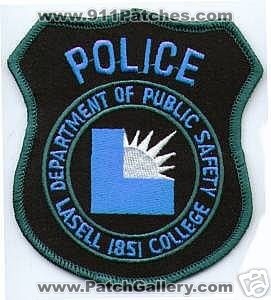 Lasell College Police (Massachusetts)
Thanks to apdsgt for this scan.
Keywords: department of public safety dps