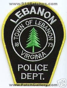Lebanon Police Department (Virginia)
Thanks to apdsgt for this scan.
Keywords: town of dept