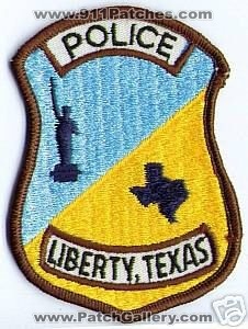 Liberty Police (Texas)
Thanks to apdsgt for this scan.
