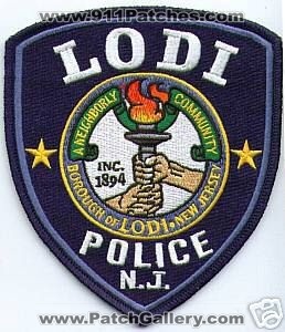 Lodi Police (New Jersey)
Thanks to apdsgt for this scan.
Keywords: borough of