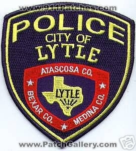 Lytle Police (Texas)
Thanks to apdsgt for this scan.
Keywords: city of