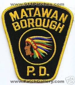 Matawan Borough Police Department (New Jersey)
Thanks to apdsgt for this scan.
Keywords: p.d. pd
