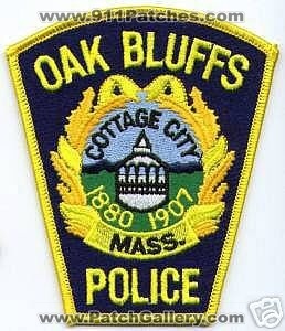 Oak Bluffs Police (Massachusetts)
Thanks to apdsgt for this scan.
