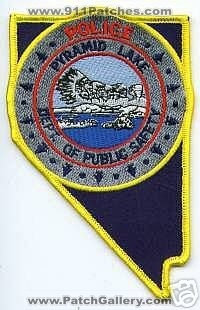 Pyramid Lake Department of Public Safety Police (Nevada)
Thanks to apdsgt for this scan.
Keywords: dps dept