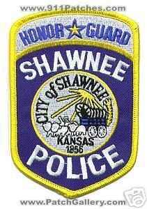Shawnee Police Honor Guard (Kansas)
Thanks to apdsgt for this scan.
Keywords: city of