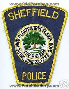 Sheffield Police (Massachusetts)
Thanks to apdsgt for this scan.
