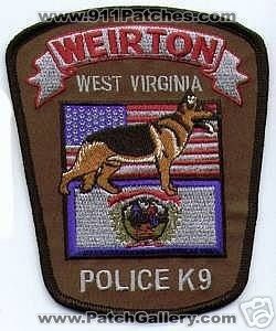 Weirton Police K-9 (West Virginia)
Thanks to apdsgt for this scan.
Keywords: k9