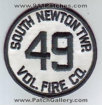 South Newton Township Volunteer Fire Company 49 (Pennsylvania)
Thanks to Dave Slade for this scan.
Keywords: twp