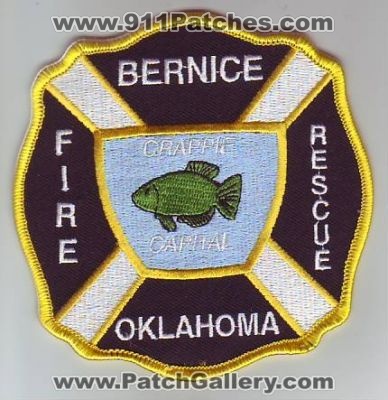 Bernice Fire Rescue (Oklahoma)
Thanks to Dave Slade for this scan.

