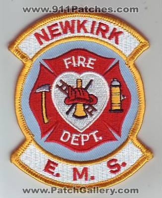 Newkirk Fire Department (Oklahoma)
Thanks to Dave Slade for this scan.
Keywords: dept e.m.s. ems