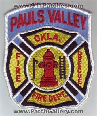 Pauls Valley Fire Department (Oklahoma)
Thanks to Dave Slade for this scan.
Keywords: dept rescue