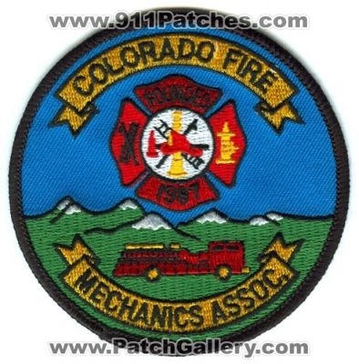 Colorado Fire Mechanics Association Patch (Colorado)
[b]Scan From: Our Collection[/b]
Keywords: assoc.