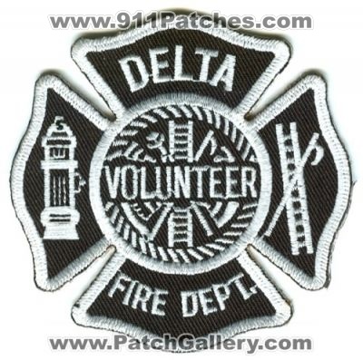 Delta Volunteer Fire Department Patch (Colorado)
[b]Scan From: Our Collection[/b]
Keywords: dept.