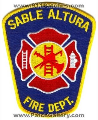 Sable Altura Fire Department Patch (Colorado)
[b]Scan From: Our Collection[/b]
Keywords: dept