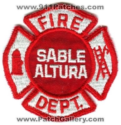 Sable Altura Fire Department Patch (Colorado)
[b]Scan From: Our Collection[/b]
Keywords: dept