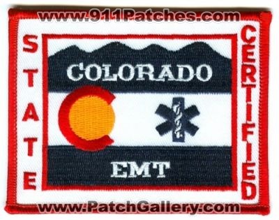 Colorado State Certified Emergency Medical Technician EMT Patch (Colorado)
[b]Scan From: Our Collection[/b]
Keywords: ems