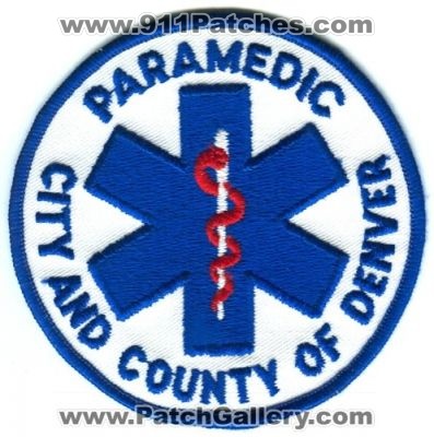 Denver Health Paramedic Patch (Colorado)
[b]Scan From: Our Collection[/b]
Keywords: ems city and county of