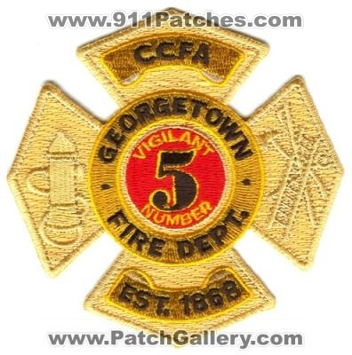 Clear Creek Fire Authority Georgetown Fire Department Station 5 Patch (Colorado)
[b]Scan From: Our Collection[/b]
Keywords: ccfa dept.