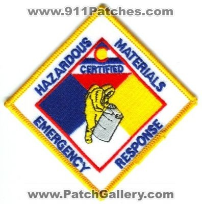 Colorado State Certified Hazardous Materials Emergency Response Patch (Colorado)
[b]Scan From: Our Collection[/b]
Keywords: hazmat haz-mat fire