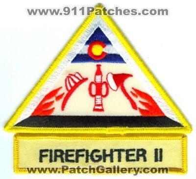 Colorado State FireFighter II Patch (Colorado)
[b]Scan From: Our Collection[/b]
Keywords: 2