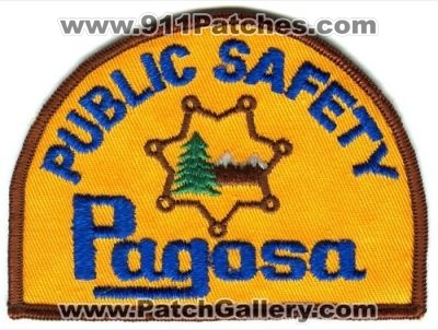 Pagosa Public Safety Patch (Colorado)
[b]Scan From: Our Collection[/b]
Keywords: dps