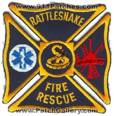 Rattlesnake Fire Rescue Department Patch (Colorado)
[b]Scan From: Our Collection[/b]
Keywords: dept.