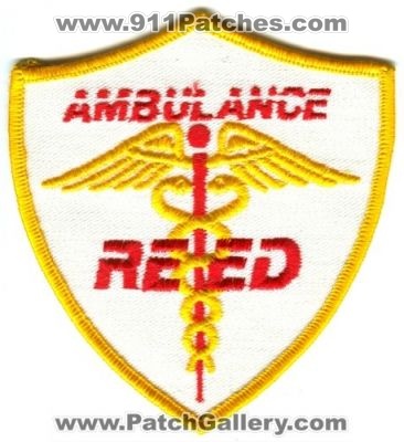 Reed Ambulance Patch (Colorado) (Defunct)
[b]Scan From: Our Collection[/b]
Keywords: ems
