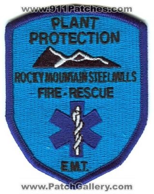 Rocky Mountain Steel Mills Plant Protection Fire Rescue EMT Patch (Colorado)
[b]Scan From: Our Collection[/b]
