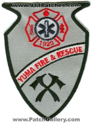 Yuma Fire & Rescue Patch (Colorado)
[b]Scan From: Our Collection[/b]
Keywords: and