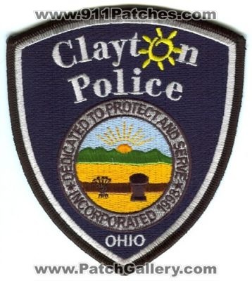 Clayton Police (Ohio)
Scan By: PatchGallery.com
