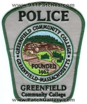 Greenfield Community College Police (Massachusetts)
Scan By: PatchGallery.com
