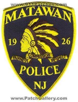 Matawan Police (New Jersey)
Scan By: PatchGallery.com
