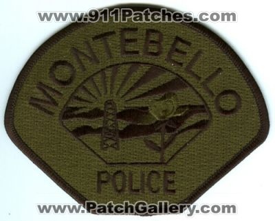 Montbello Police (California)
Scan By: PatchGallery.com
