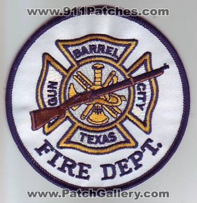 Gun Barrel City Fire Department (Texas)
Thanks to Dave Slade for this scan.
Keywords: dept