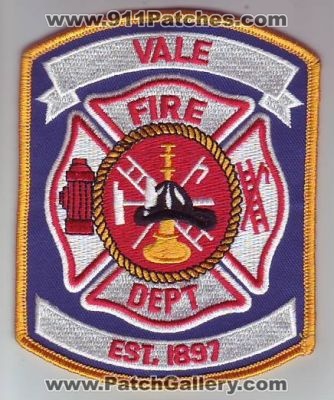 Vale Fire Department (Oregon)
Thanks to Dave Slade for this scan.
Keywords: dept.