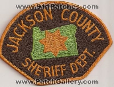 Jackson County Sheriff Department (Oregon)
Thanks to Police-Patches-Collector.com for this scan.
Keywords: dept